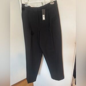 NWT Banana Republic Black Double-Weave Straight Leg Suit Pants
